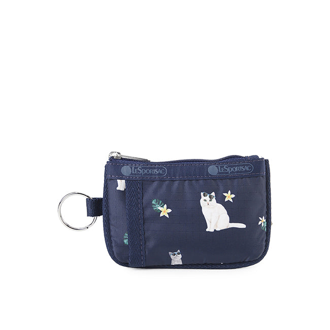 Key Card Holder In Tropical Meow Cat - 45428937261358