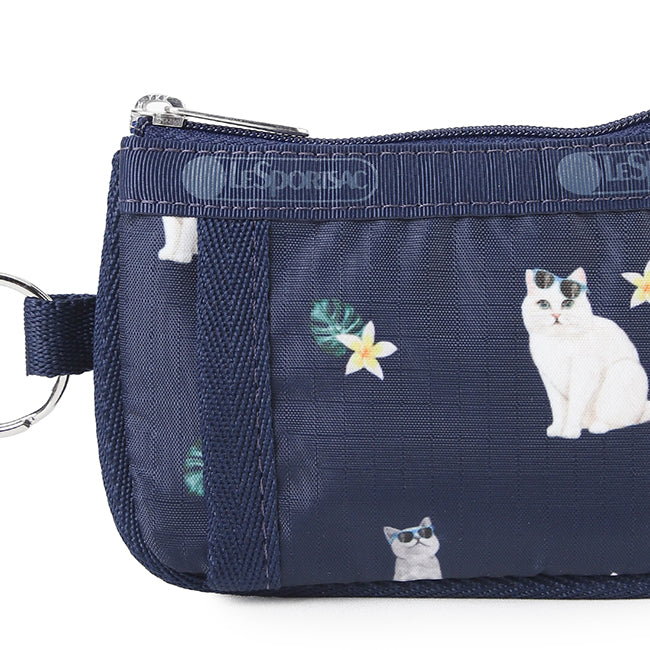 Key Card Holder In Tropical Meow Cat - 45428937359662