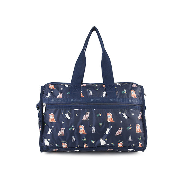 Deluxe Med Weekender In Tropical Meow Cat - 45428943847726