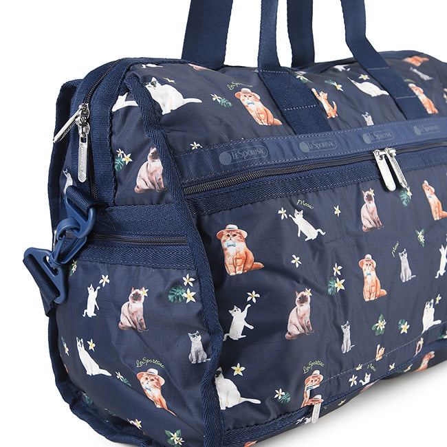 Deluxe Med Weekender In Tropical Meow Cat - 45428943880494