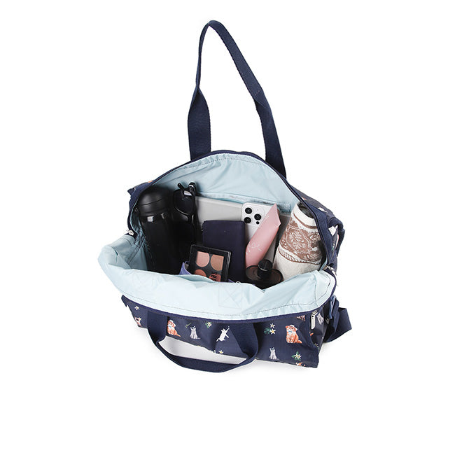 Deluxe Med Weekender In Tropical Meow Cat - 45428943946030