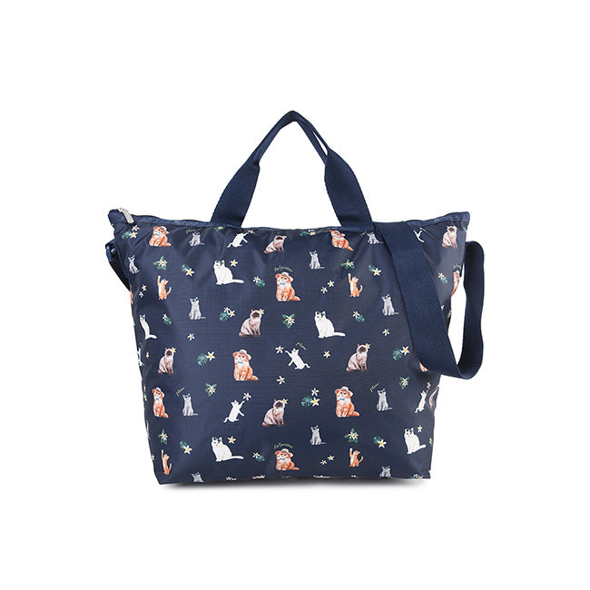 Deluxe Easy Carry Tote In Tropical Meow Cat - 45428950499630