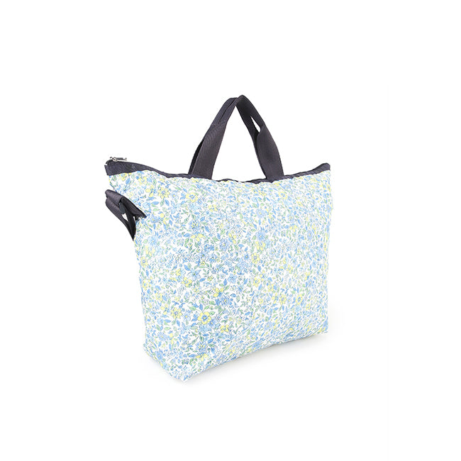 Deluxe Easy Carry Tote In Tapestry Flower Blue - 45585911349550