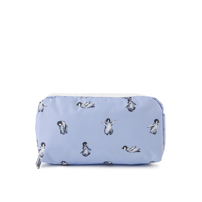 Rectangular Cosmetic In Petite Penguins White - 46321343267118
