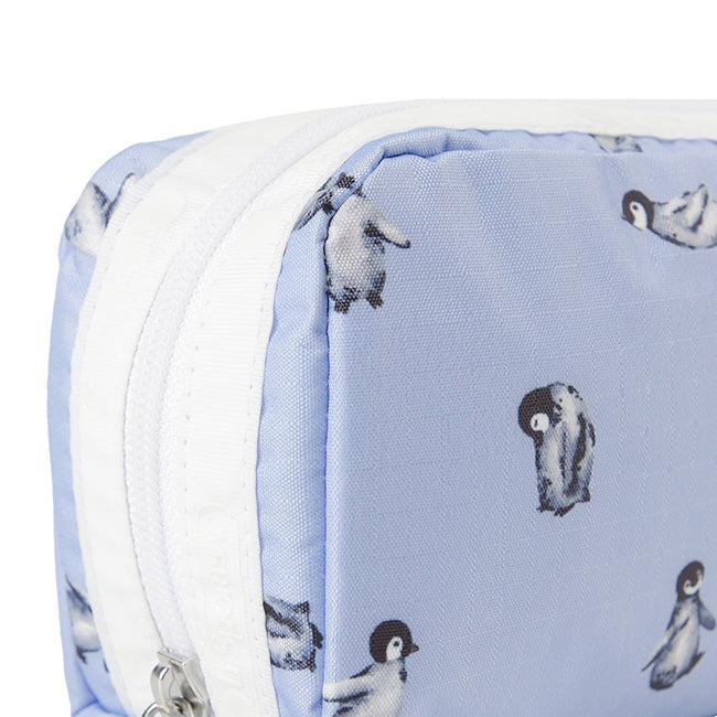 Rectangular Cosmetic In Petite Penguins White - 46321343365422