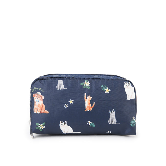 Rectangular Cosmetic In Tropical Meow Cat - 45428957118766