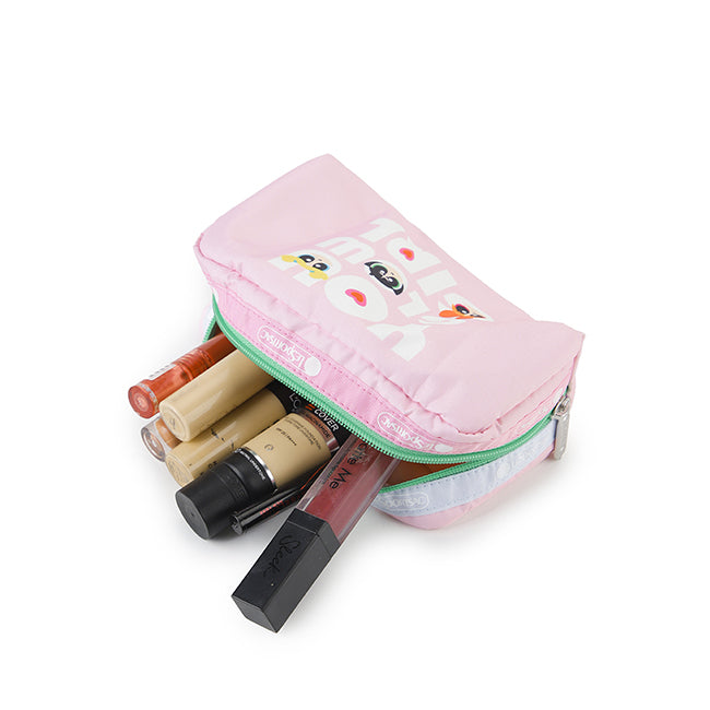 Rectangular Cosmetic In Ppg Pink Rect Cosm - 45673661825326