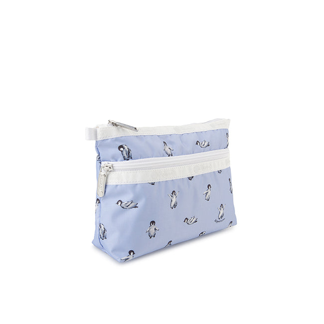 Cosmetic Clutch In Petite Penguins White - 46321347232046