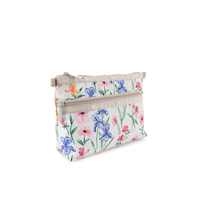 Cosmetic Clutch In Watercolor Botanical - 46321348804910