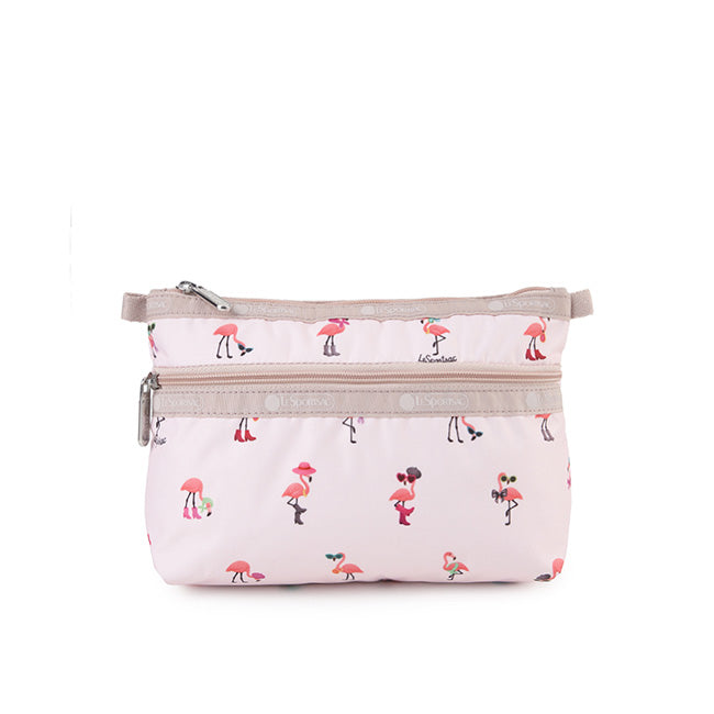 Cosmetic Clutch In Flamingo Party - 45450097557806