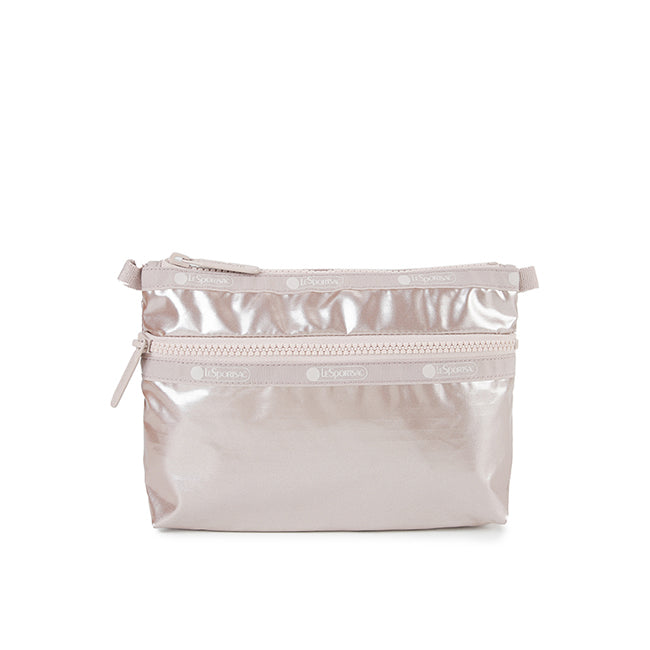 Cosmetic Clutch In Rose Gold Shine - 45586360533294
