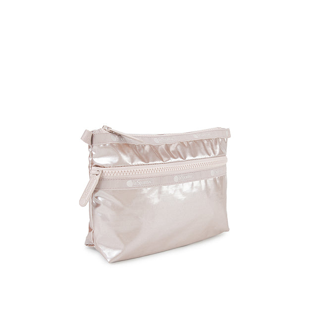 Cosmetic Clutch In Rose Gold Shine - 45586360566062
