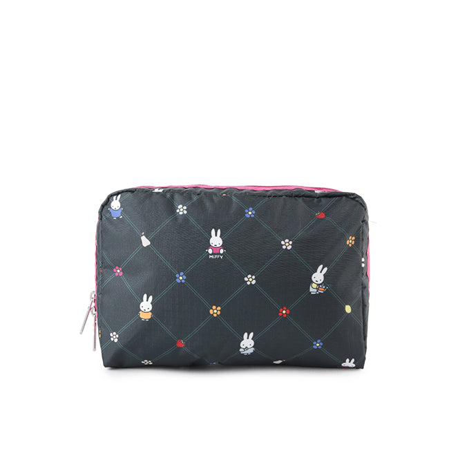 Xl Rectangular Cosmetic In Miffy Orchard Green/Pink