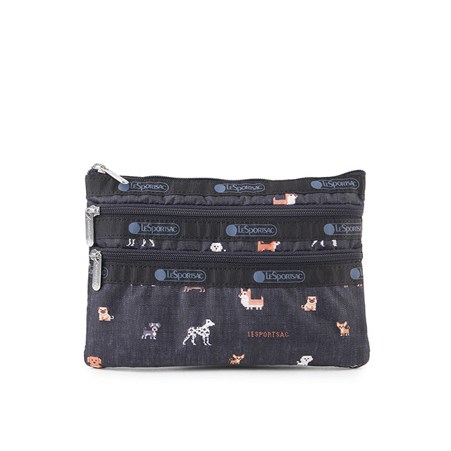 3-Zip Cosmetic In Woof Wonderland - 45586434851118