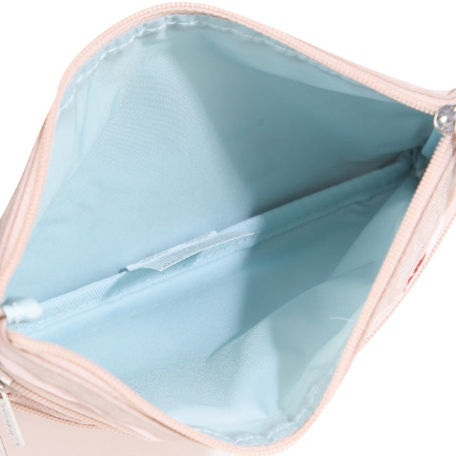 3-Zip Cosmetic In Flamingo Party - 45450176594222