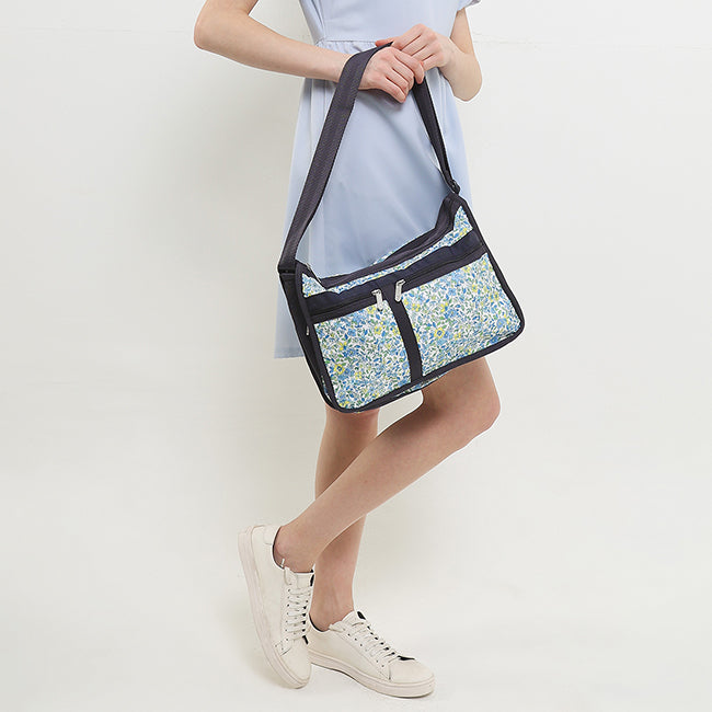 Deluxe Everyday Bag In Tapestry Flower Blue - 45586527027502