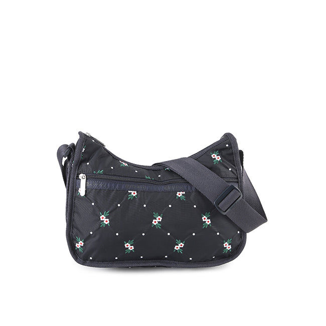 Classic Hobo In Floral Lattice Emb - 46321355981102