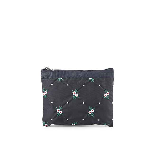 Classic Hobo In Floral Lattice Emb - 46321356144942