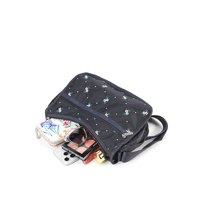 Classic Hobo In Floral Lattice Emb - 46321356177710