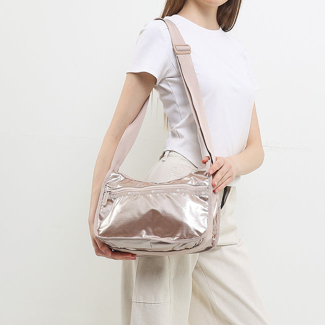 Classic Hobo In Rose Gold Shine - 45587063308590